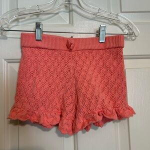 Janie and jack girls crochet shorts size 8